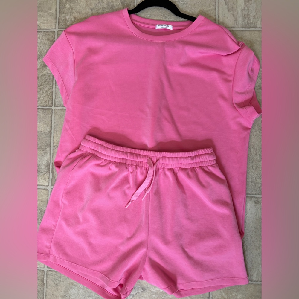 Pink Athletic Shorts for Women